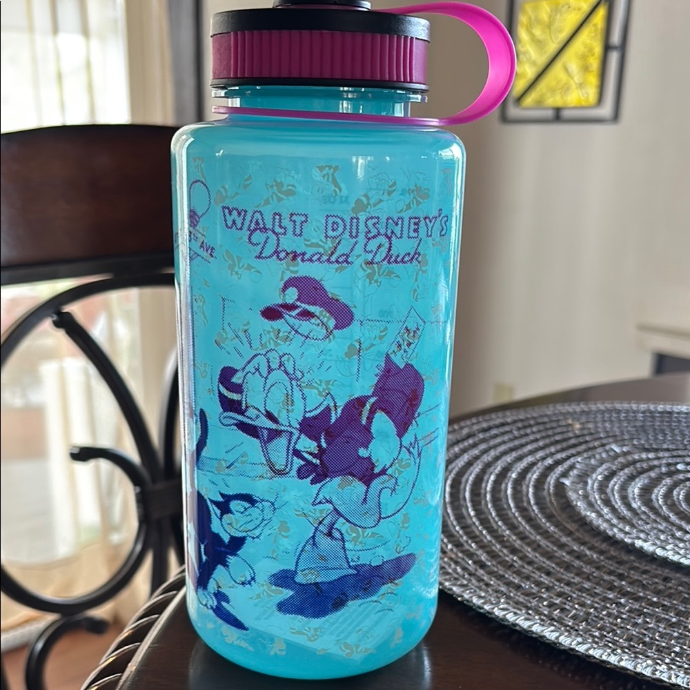 Disney Donald Duck Blue Water Bottle